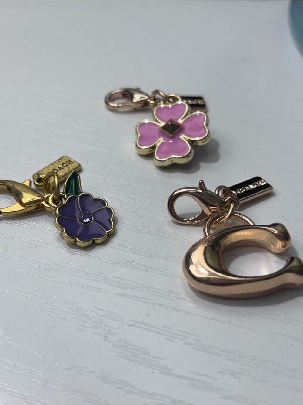 Lot of 3 Coach Mini Charms - Picture 3 of 5